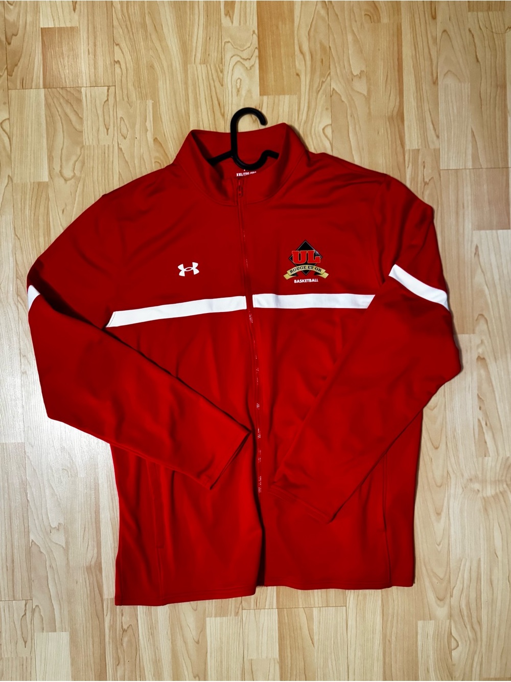 Under Armour Red Full-Zip Jacket with UL Logo
